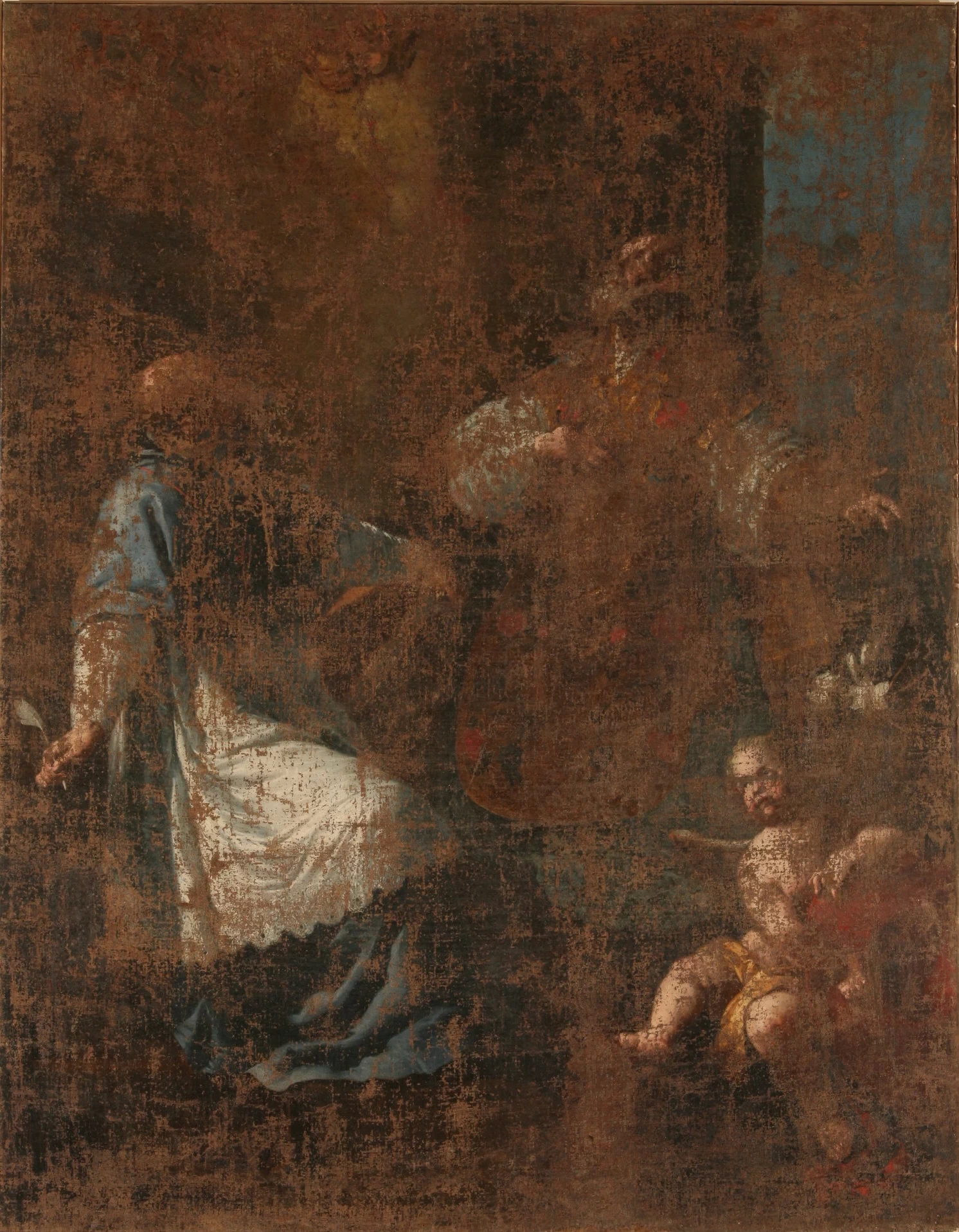 Madonna con San Filippo Neri e San Francesco di Sales in adorazione - Chioggia, Venezia